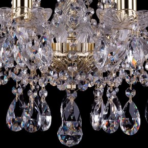 Подвесная люстра Bohemia Ivele Crystal 1413 1413/8/165/G в Верхней Салде - verhnyaya-salda.mebel24.online | фото 3