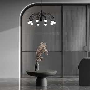 Подвесная люстра Eurosvet Ragno 90034/10 LED черный в Верхней Салде - verhnyaya-salda.mebel24.online | фото 4