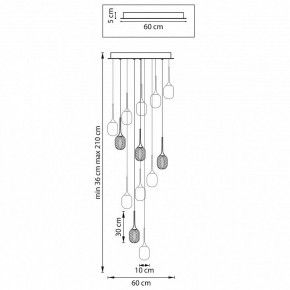 Подвесная люстра Lightstar Acrile 738131 в Верхней Салде - verhnyaya-salda.mebel24.online | фото 7