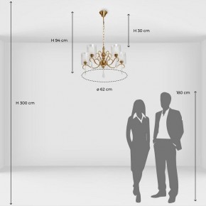 Подвесная люстра MW-Light Эллегия 8 303012505 в Верхней Салде - verhnyaya-salda.mebel24.online | фото 7
