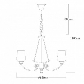 Подвесная люстра MW-Light Палермо 27 386017706 в Верхней Салде - verhnyaya-salda.mebel24.online | фото 9