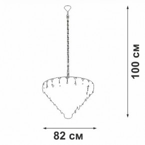Подвесная люстра Vitaluce V58340 V58340-8/25 в Верхней Салде - verhnyaya-salda.mebel24.online | фото 3