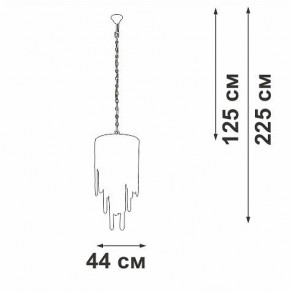 Подвесная люстра Vitaluce V5885 V5885-9/7 в Верхней Салде - verhnyaya-salda.mebel24.online | фото 3
