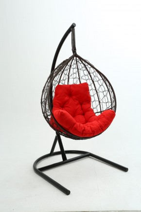 Подвесное кресло Бароло (коричневый/красный) в Верхней Салде - verhnyaya-salda.mebel24.online | фото