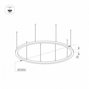 Подвесной светильник Arlight ARC 034078(1) в Верхней Салде - verhnyaya-salda.mebel24.online | фото 2