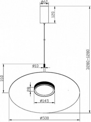 Подвесной светильник Maytoni Halo MOD041PL-L15W3K1 в Верхней Салде - verhnyaya-salda.mebel24.online | фото 4