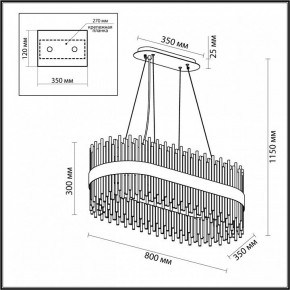 Подвесной светильник Odeon Light Focco 4722/24 в Верхней Салде - verhnyaya-salda.mebel24.online | фото 5