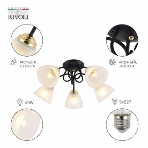 Потолочная люстра Rivoli Luiza Б0054904 в Верхней Салде - verhnyaya-salda.mebel24.online | фото 4