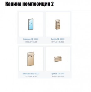 Прихожая Карина (модульная) в Верхней Салде - verhnyaya-salda.mebel24.online | фото 6