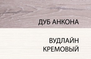 Шкаф 1DT P, OLIVIA, цвет вудлайн крем/дуб анкона в Верхней Салде - verhnyaya-salda.mebel24.online | фото