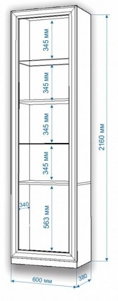 Шкаф для белья Нобиле ВтВ-ФГД-ФГК в Верхней Салде - verhnyaya-salda.mebel24.online | фото 3