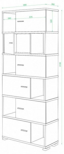 Шкаф комбинированный Домино СБ-30/6 в Верхней Салде - verhnyaya-salda.mebel24.online | фото 2