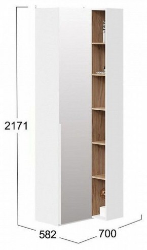 Шкаф комбинированный Порто СМ-393.21.025 в Верхней Салде - verhnyaya-salda.mebel24.online | фото 2