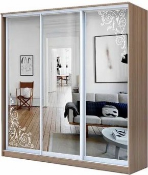 Шкаф-купе ХИТ 23-20/2-656 ОРНАМЕНТ в Верхней Салде - verhnyaya-salda.mebel24.online | фото