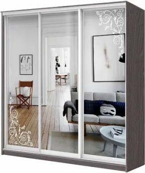 Шкаф-купе ХИТ 24-4-18-656 ОРНАМЕНТ в Верхней Салде - verhnyaya-salda.mebel24.online | фото