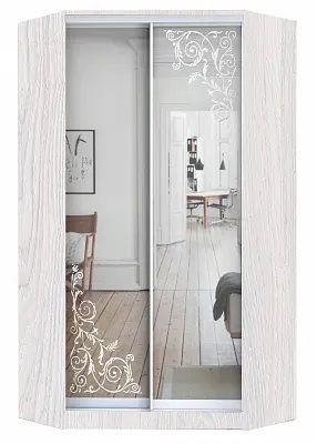 Шкаф-купе ХИТ-У-24-4-66 ОРНАМЕНТ в Верхней Салде - verhnyaya-salda.mebel24.online | фото