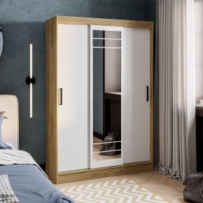 Шкаф-купе Тео ШКК-02 (крафт/белый) в Верхней Салде - verhnyaya-salda.mebel24.online | фото