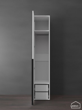 Шкаф Linnea MHR-1-3 2050х400х510 (Белый-М 11.1.2) в Верхней Салде - verhnyaya-salda.mebel24.online | фото 6