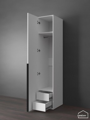 Шкаф Linnea MHR-1-3 2050х400х510 (Белый-М 11.1.2) в Верхней Салде - verhnyaya-salda.mebel24.online | фото 7