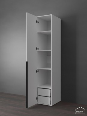 Шкаф Linnea MHR-1-3 2050х400х510 (Белый-М 11.1.2) в Верхней Салде - verhnyaya-salda.mebel24.online | фото 5
