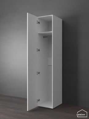 Шкаф Linnea MHR-1PO 2050х400х510 (Белый-М 11.1.1) в Верхней Салде - verhnyaya-salda.mebel24.online | фото 4