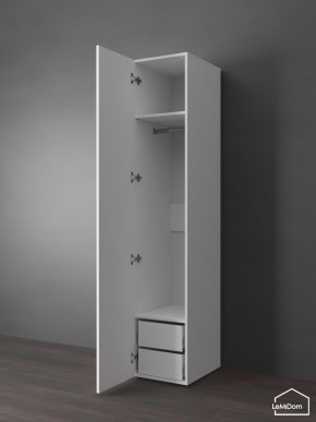 Шкаф Linnea MHR-1PO-3 2050х400х510 (Белый-М 11.1.2) в Верхней Салде - verhnyaya-salda.mebel24.online | фото 4
