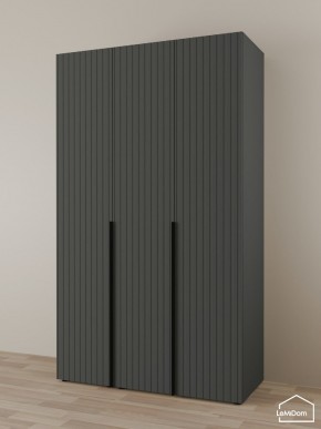 Шкаф Linnea MHR-3-1 2050х1200х510 (Графит-М 11.1.25) в Верхней Салде - verhnyaya-salda.mebel24.online | фото