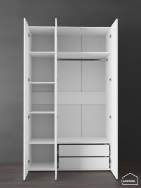 Шкаф Linnea MHR-3PO-2 2050х1200х510 (Белый-М 11.1.2) в Верхней Салде - verhnyaya-salda.mebel24.online | фото 6