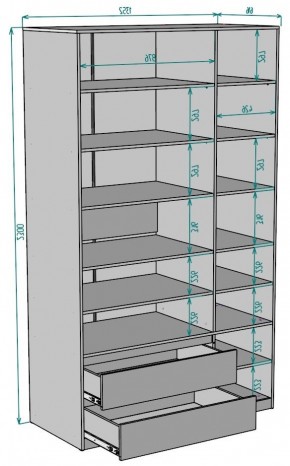 Шкаф Мальта H219 в Верхней Салде - verhnyaya-salda.mebel24.online | фото 2