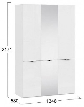 Шкаф платяной Глосс СМ-319.07.432 в Верхней Салде - verhnyaya-salda.mebel24.online | фото 4