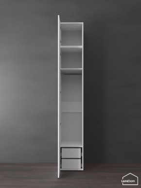 Шкаф с антресолью Linnea MHR-1POA-3 2450х400х510 (Белый-М 11.1.1) в Верхней Салде - verhnyaya-salda.mebel24.online | фото 5