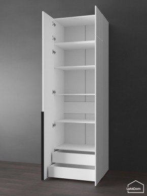 Шкаф с антресолью Linnea MHR-2A-4 2450х800х510 (Белый-М 11.1.2) в Верхней Салде - verhnyaya-salda.mebel24.online | фото 5