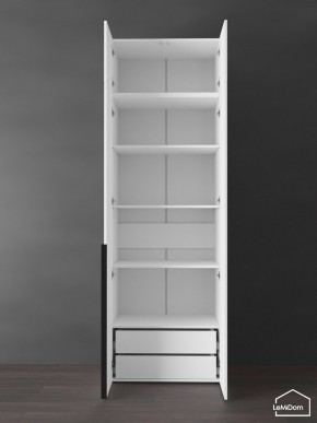 Шкаф с антресолью Linnea MHR-2A-4 2450х800х510 (Белый-М 11.1.2) в Верхней Салде - verhnyaya-salda.mebel24.online | фото 6