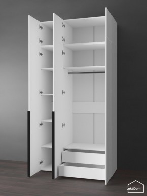 Шкаф с антресолью Linnea MHR-3A-2 2450х1200х510 (Белый-М 11.1.2) в Верхней Салде - verhnyaya-salda.mebel24.online | фото 5