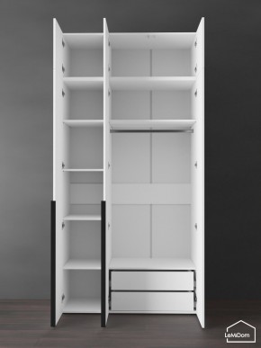 Шкаф с антресолью Linnea MHR-3A-2 2450х1200х510 (Белый-М 11.1.2) в Верхней Салде - verhnyaya-salda.mebel24.online | фото 6