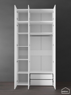 Шкаф с антресолью Linnea MHR-3POA-2 2450х1200х510 (Белый-М 11.1.2) в Верхней Салде - verhnyaya-salda.mebel24.online | фото 6