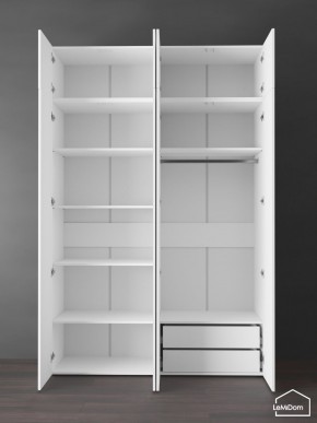 Шкаф с антресолью Linnea MHR-4POA-2 2450х1600х510 (Белый-М 11.1.2) в Верхней Салде - verhnyaya-salda.mebel24.online | фото 5