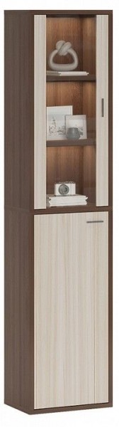 Шкаф-витрина Домино СУ(ш1в2)+1ФГ+1ФС в Верхней Салде - verhnyaya-salda.mebel24.online | фото 2