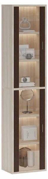 Шкаф-витрина Домино СУ(ш1в2)+2ФС в Верхней Салде - verhnyaya-salda.mebel24.online | фото 2