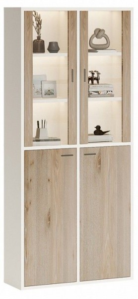 Шкаф-витрина Домино СУ(ш2в2)+2ФС+2ФГ в Верхней Салде - verhnyaya-salda.mebel24.online | фото 3