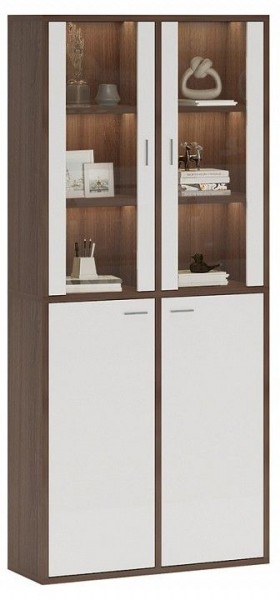 Шкаф-витрина Домино СУ(ш2в2)+2ФС+2ФГ в Верхней Салде - verhnyaya-salda.mebel24.online | фото 2