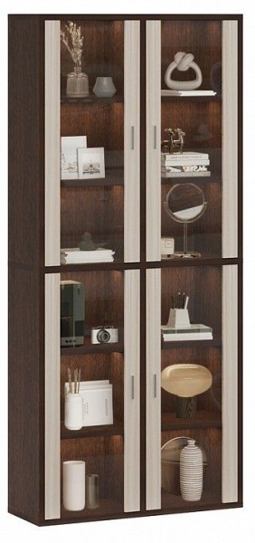 Шкаф-витрина Домино СУ(ш2в2)+4ФС в Верхней Салде - verhnyaya-salda.mebel24.online | фото 2