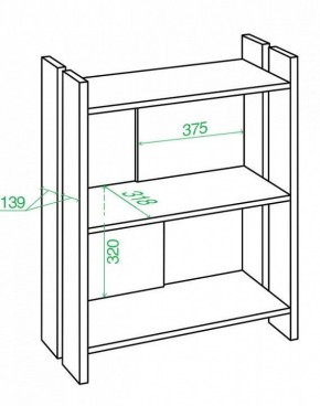 Стеллаж Домино Лайт СТЛ-ОН в Верхней Салде - verhnyaya-salda.mebel24.online | фото 2