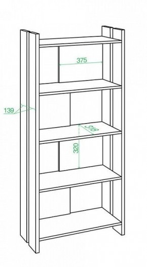 Стеллаж Домино Лайт СТЛ-ОВ в Верхней Салде - verhnyaya-salda.mebel24.online | фото 2