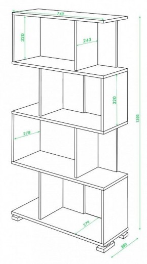 Стеллаж Домино СЛ-5-4 в Верхней Салде - verhnyaya-salda.mebel24.online | фото 2