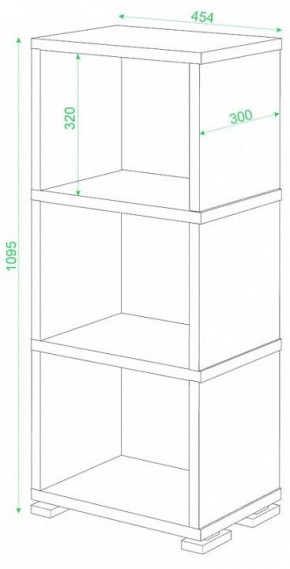 Стеллаж-колонка Домино СБ-15/3 в Верхней Салде - verhnyaya-salda.mebel24.online | фото 2