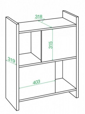 Стеллаж комбинированный Домино Лайт СТЛ-3Н в Верхней Салде - verhnyaya-salda.mebel24.online | фото 2