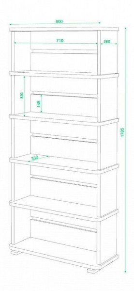 Стеллаж СБ-25/5 в Верхней Салде - verhnyaya-salda.mebel24.online | фото 2