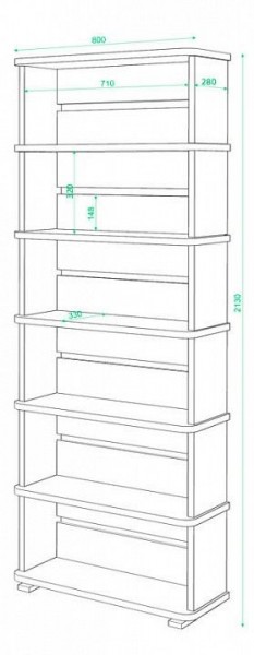 Стеллаж СБ-25/6 в Верхней Салде - verhnyaya-salda.mebel24.online | фото 2