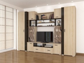 Стенка Оскар-18-1 дуб сонома-венге в Верхней Салде - verhnyaya-salda.mebel24.online | фото